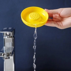 Flower Shape Portable Soap Dish Holder Soap Case