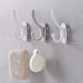 Self Adhesive Plastic Wall Hook for Home