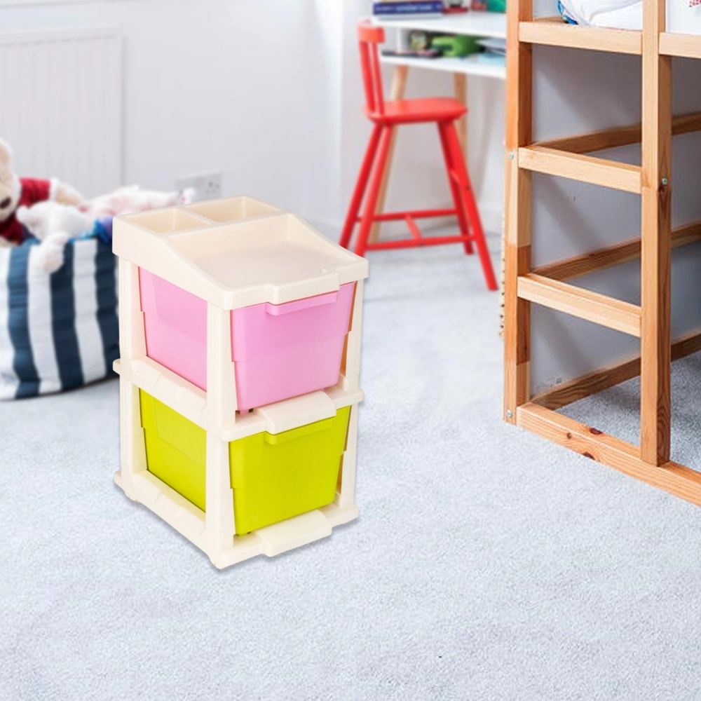 2 Layer Multi-Purpose Modular Drawer Storage System