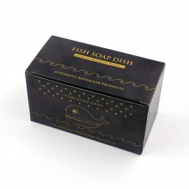 Fish Shape Soap Dish Adhesive Waterproof Wall Mounted Bar Soap Dish Holder  (Pack of 2Pc)