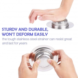 Stainless Steel Sink / Wash Basin Drain Strainer (1Pc Only)