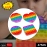 MIX PATTERN RAINBOW COLOR PUSH POP BUBBLE FIDGET SENSORY TOY | ONLY 1PC