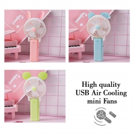 Mini Cartoon Style Fan Used In All Kinds Of Places Including Household And Many More For Producing Fresh Air Purposes