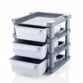 Mini 3 Layer Drawer Used for storing makeup equipmentes and kits used by womens and ladies