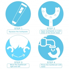 Kids U Shaped Large Tooth Brush used in all kinds of household athroom