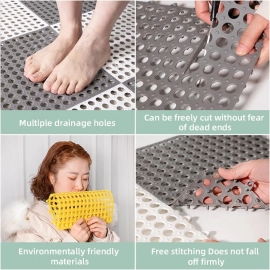 Bath Anti Slip Mat Used While Bathing And Toilet Purposes