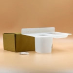 3 in 1 Plastic Soap Dish And Plastic Soap Dish Tray Used In Bathroom And Kitchen Purposes