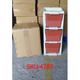 Multi-Purpose Anti-Slip 3 Layer Modular Drawer Storage System