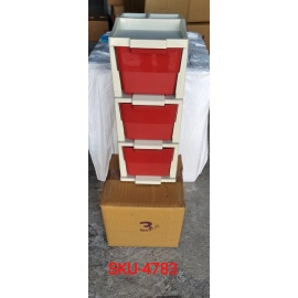 Multi-Purpose Anti-Slip 3 Layer Modular Drawer Storage System