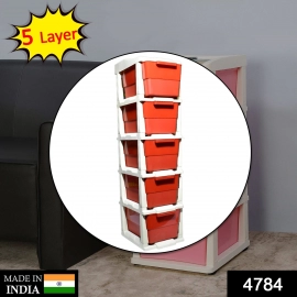 Multi-Purpose Anti-Slip 5 Layer Modular Drawer Storage System