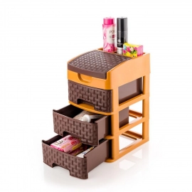 Mini 3 Layer Drawer Storage Used In All Kinds Of Household And Official places