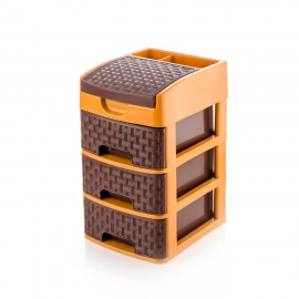 Mini 3 Layer Drawer Storage Used In All Kinds Of Household And Official places