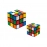 Plastic Fancy 3x3 Small Cube Puzzles Game | 2 Pieces (Multicolour)