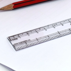 15Cm Ruler For Student Purposes While Studying And Learning In Schools And Homes