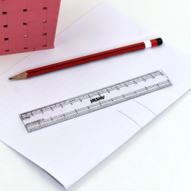 15Cm Ruler For Student Purposes While Studying And Learning In Schools And Homes