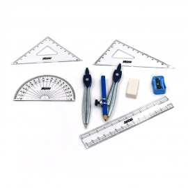 Geometry Box 10 Pc For Students Of Schools And Colleges Especially Used During The Time Of Study And Learning
