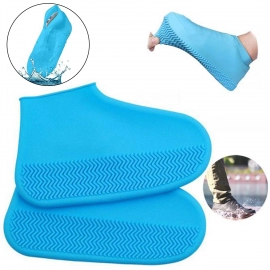 Non-Slip Silicone Rain Reusable Anti skid Waterproof Fordable Boot Shoe Cover