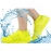 NON SLIP SILICONE RAIN REUSABLE WATERPROOF FORDABLE BOOT SHOE COVER | MEDIUM
