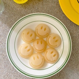 7 Cavity Smiley Shape Chocolate Mold Tray Cake Baking Mold Flexible Silicone Chocolate Making Tool