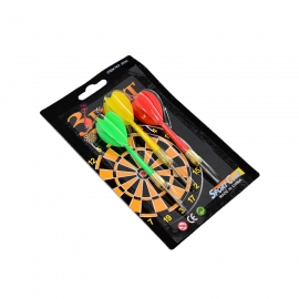 Small 3pcs Dart Board For Adult Indoor And Outdoor Game For Kids With 3 Darts