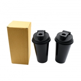 Shaker Bottle Perfect for Protein Shakes and Pre Workout Gym | 2 pc Set