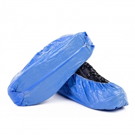 Type Plastic Elastic Top Disposable Shoe Cover For Rainy Season | 50 Pairs