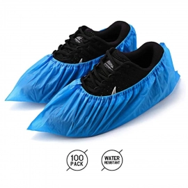 Type Plastic Elastic Top Disposable Shoe Cover For Rainy Season | 50 Pairs