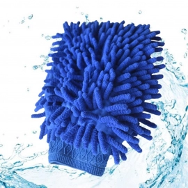 Microfiber Wash and Dust Chenille Mitt Cleaning Gloves