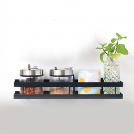 35cm Metal Space Saving Multi-Purpose Kitchen Spice Rack Storage Organizer Shelf Stand