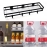 50cm Metal Space Saving Multi-Purpose Kitchen Spice Rack Storage Organizer Shelf Stand