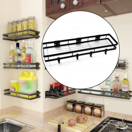 50cm Metal Space Saving Multi-Purpose Kitchen Spice Rack Storage Organizer Shelf Stand