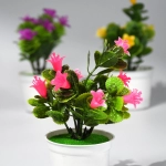 Flower Pot Artificial Decoration Plant | Natural Look and Plastic Material For Home | Hotels , Office And Multiuse Pot