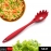 Pasta Fork Silicone Cookware Spaghetti Strainer Server Spoon No Hurt The Pot High Temperature Resistant Nonslip