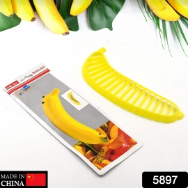Banana Slicer | Perfect for Fruit Salads Handle Plastic | Banana Fruit Slicer Cutter Chopper