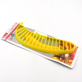 Banana Slicer | Perfect for Fruit Salads Handle Plastic | Banana Fruit Slicer Cutter Chopper