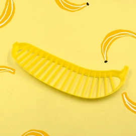 Banana Slicer | Perfect for Fruit Salads Handle Plastic | Banana Fruit Slicer Cutter Chopper
