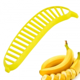 Banana Slicer | Perfect for Fruit Salads Handle Plastic | Banana Fruit Slicer Cutter Chopper