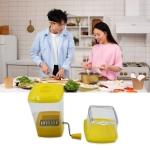 Manual Onion and Chilly Cutter with Stainless Steel Blades for Cutting Onion, Chilly and Other Vegetables