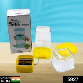 Manual Onion and Chilly Cutter with Stainless Steel Blades for Cutting Onion, Chilly and Other Vegetables