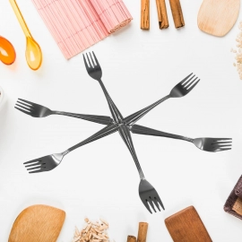 Steel Forks Set of 6 | Fork Set for Home And Kitchen Fork High Quality Premium Fork Set