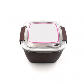 Unique Lunch Box Reusable Freezer Safe Food Containers with Spoon for Adults and Kids