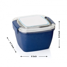 Unique Lunch Box Reusable Freezer Safe Food Containers with Spoon for Adults and Kids