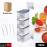 4 Layer Creative Adhesive Wall Hanging Rotary Seasoning Box Condiment Storage Container Kitchen
