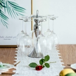 Classic Elegant Tabletop Wine Cup, Rack 6 Wine Glass Holder Storage Freestanding stemware Rack Display Holder