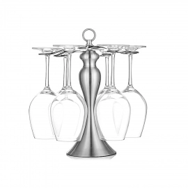 Classic Elegant Tabletop Wine Cup, Rack 6 Wine Glass Holder Storage Freestanding stemware Rack Display Holder