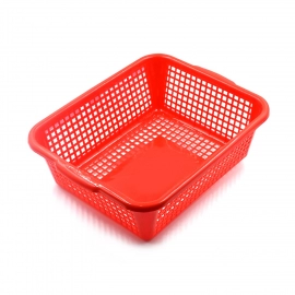 Plastic Drain Basket Shelves Fruit and Vegetable Washing Basket | Rectangular