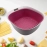  2 in 1 Kitchen Strainer Bowl Set Plastic Drain Basket