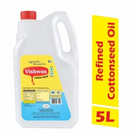 Vishwas Cottonseed Oil For Cooking | Refined Cotton Seed Oil 100% Pure and Healthy
