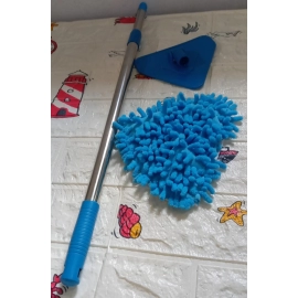 Stainless Steel Road Adjustable Triangle Mop Used For Cleaning Dusty And Wet Floor Surfaces and Tiles