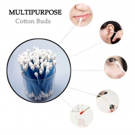 Small Cotton Buds for Ear Cleaning, Soft and Natural Cotton Swabs | 100 per pack